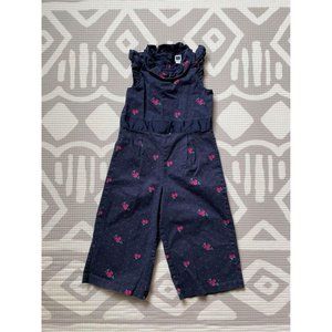 3T Janie and Jack Floral Dot Jumpsuit